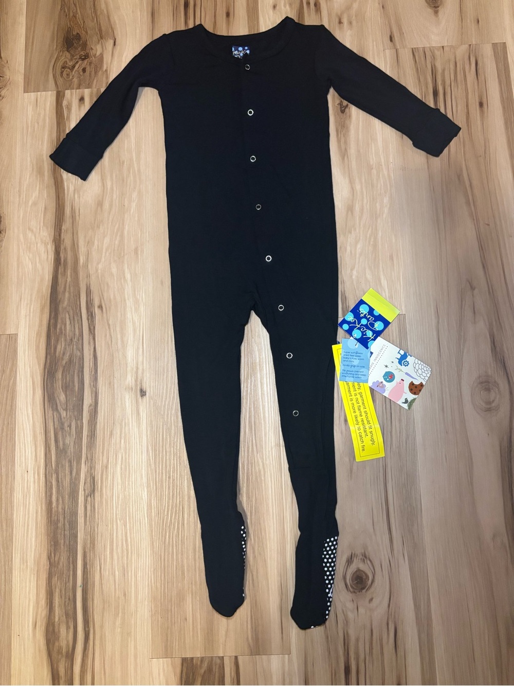 Soft Kickee Pants Bamboo Black One Piece